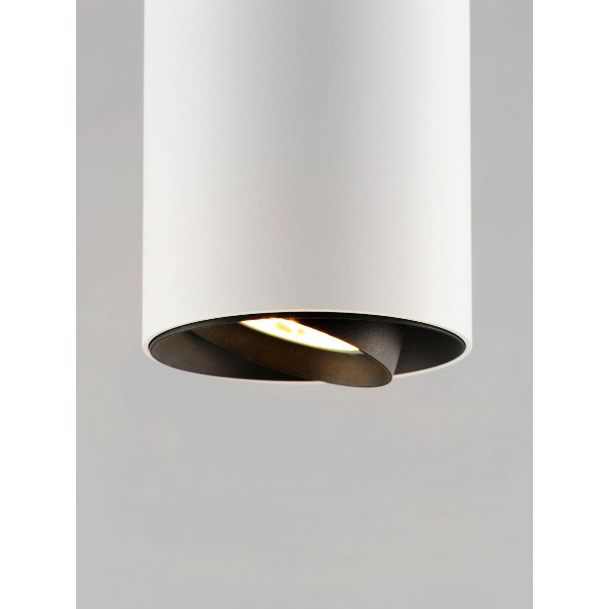 Dwell 4 In LED Pendant Light White Finish - Bees Lighting