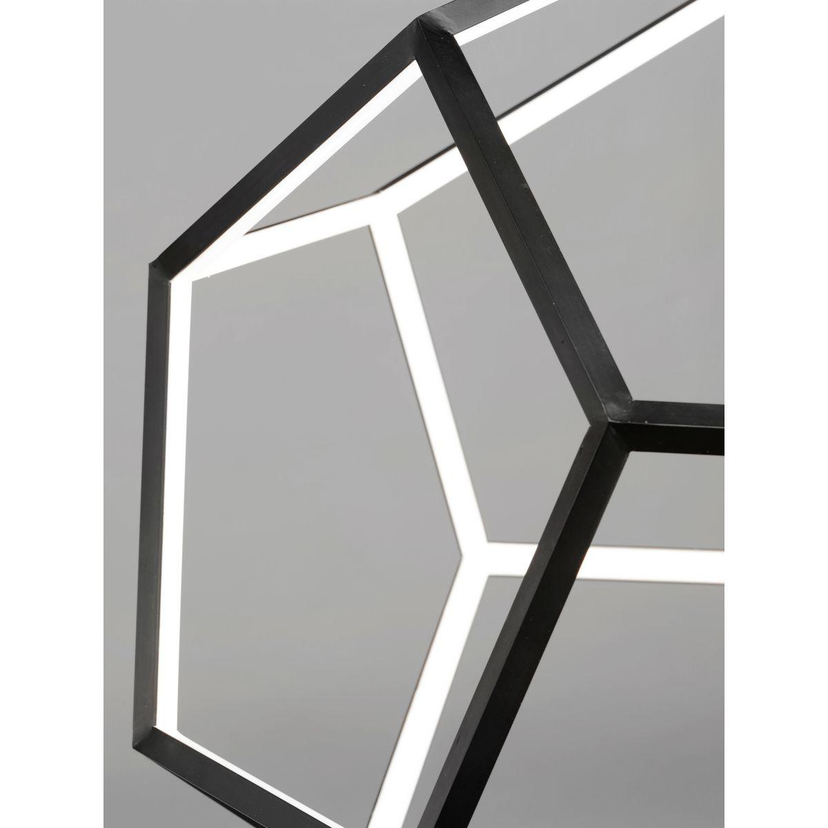 Penta 28 in. LED Pendant Light Black finish - Bees Lighting