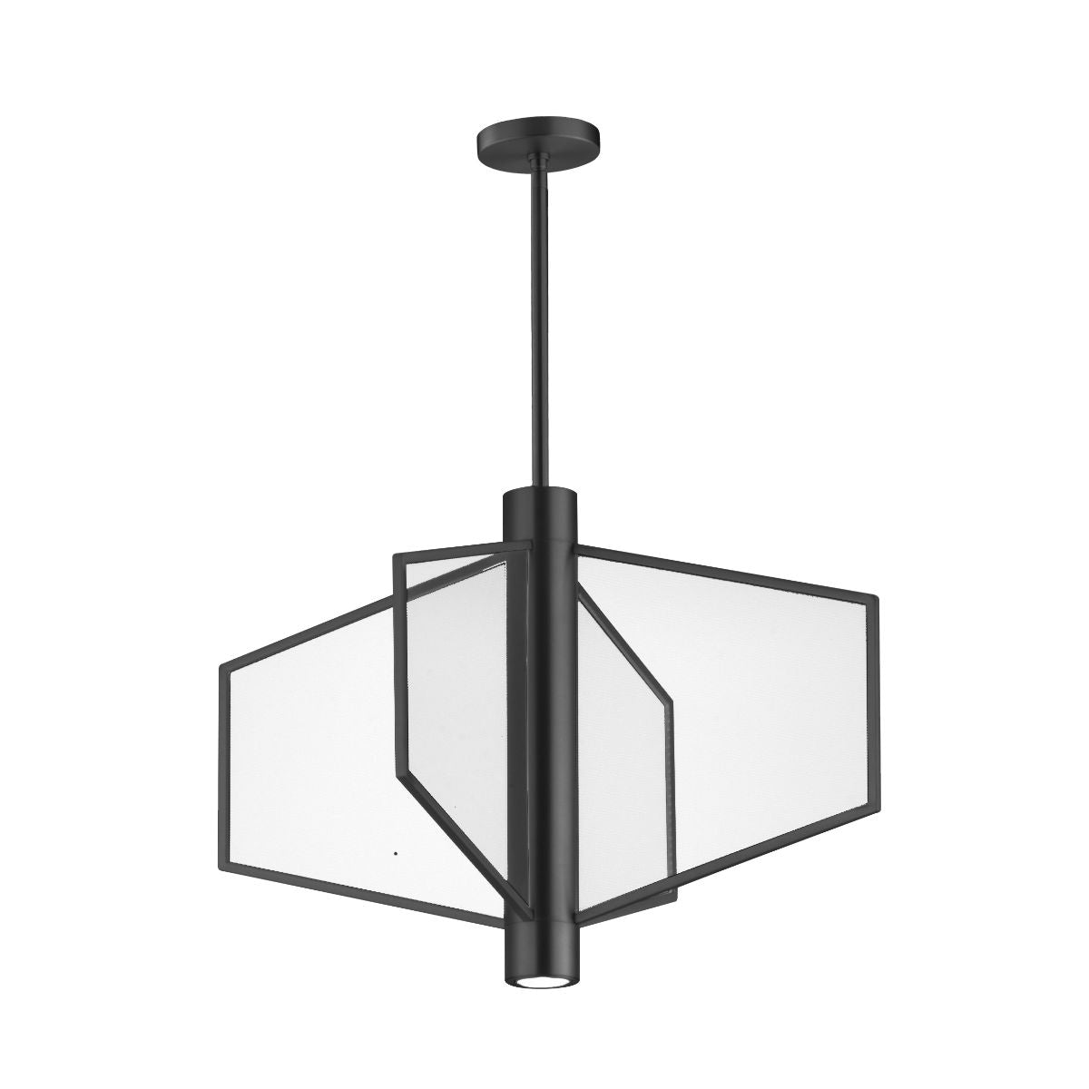 Telstar 26 in. 4 Lights LED Pendant Light Black Finish - Bees Lighting