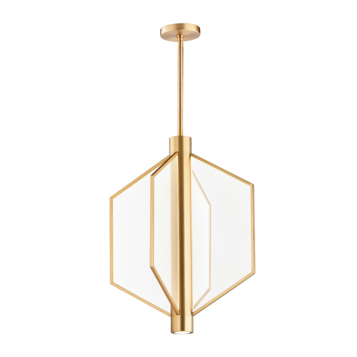 Telstar 18 in. 4 Lights LED Pendant Light Brass Finish - Bees Lighting