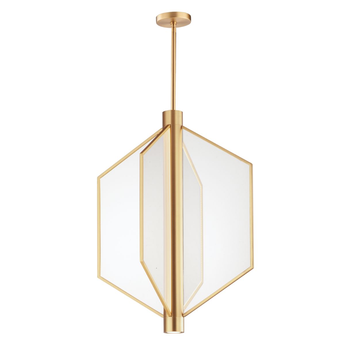 Telstar 22 in. 4 Lights LED Pendant Light Brass Finish - Bees Lighting