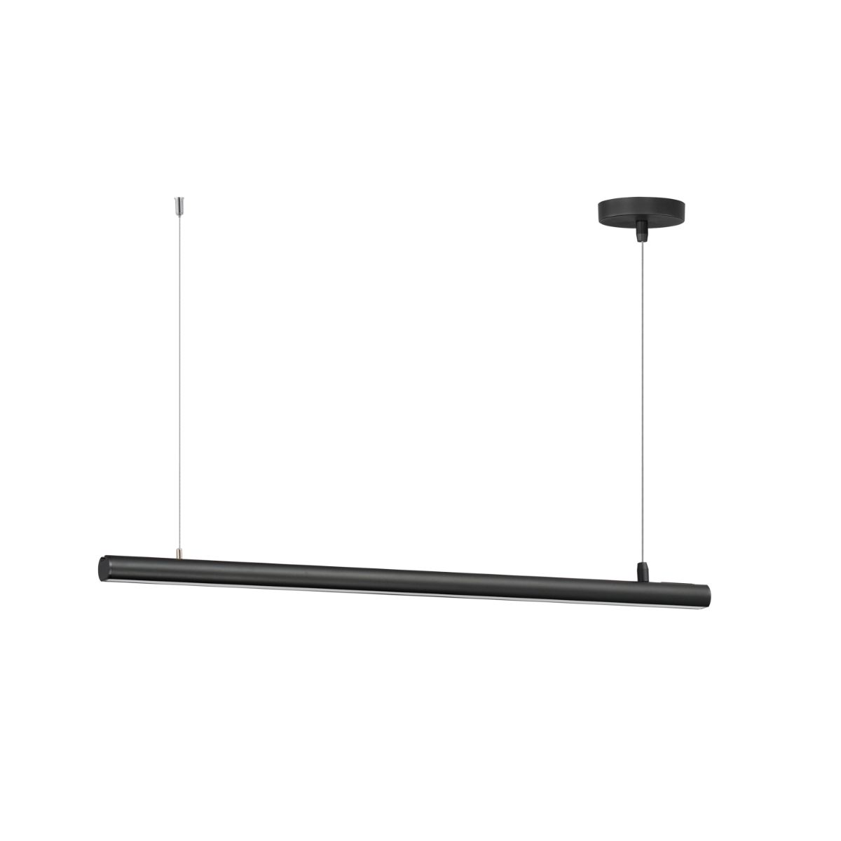 Continuum 39 in. LED Pendant Light Black Finish - Bees Lighting