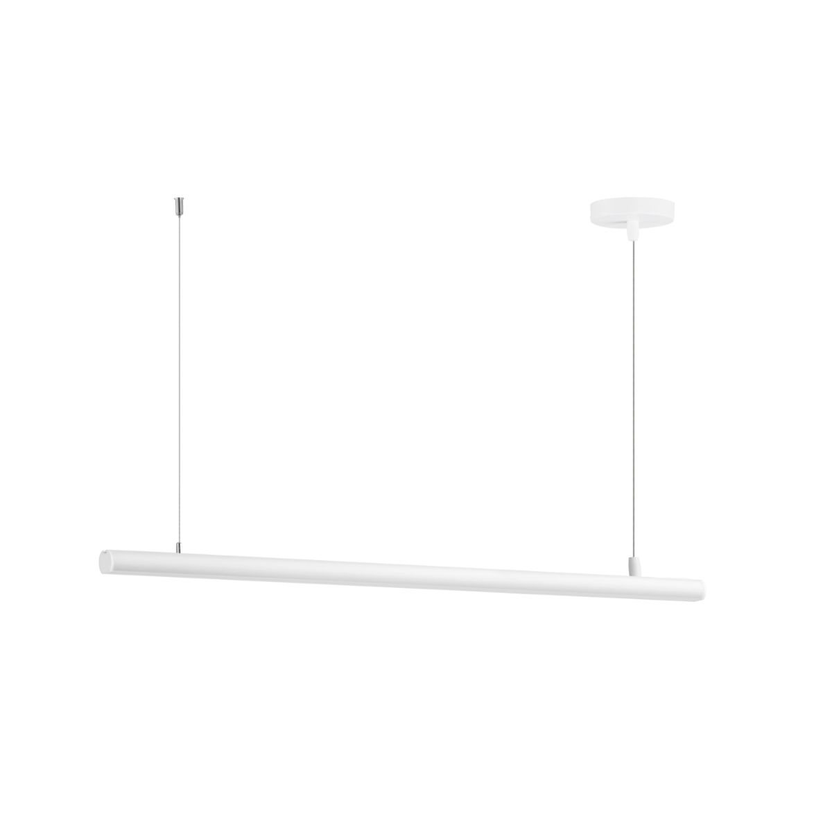 Continuum 39 in. LED Pendant Light White Finish - Bees Lighting