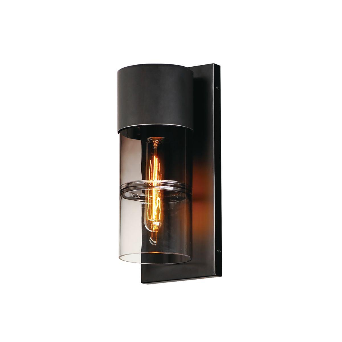 Smokestack 14 in. LED Outdoor Wall Sconce Black Finish - Bees Lighting