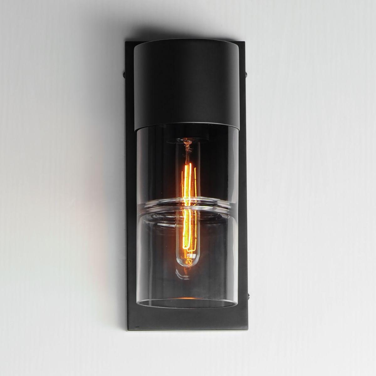 Smokestack 14 in. LED Outdoor Wall Sconce Black Finish - Bees Lighting