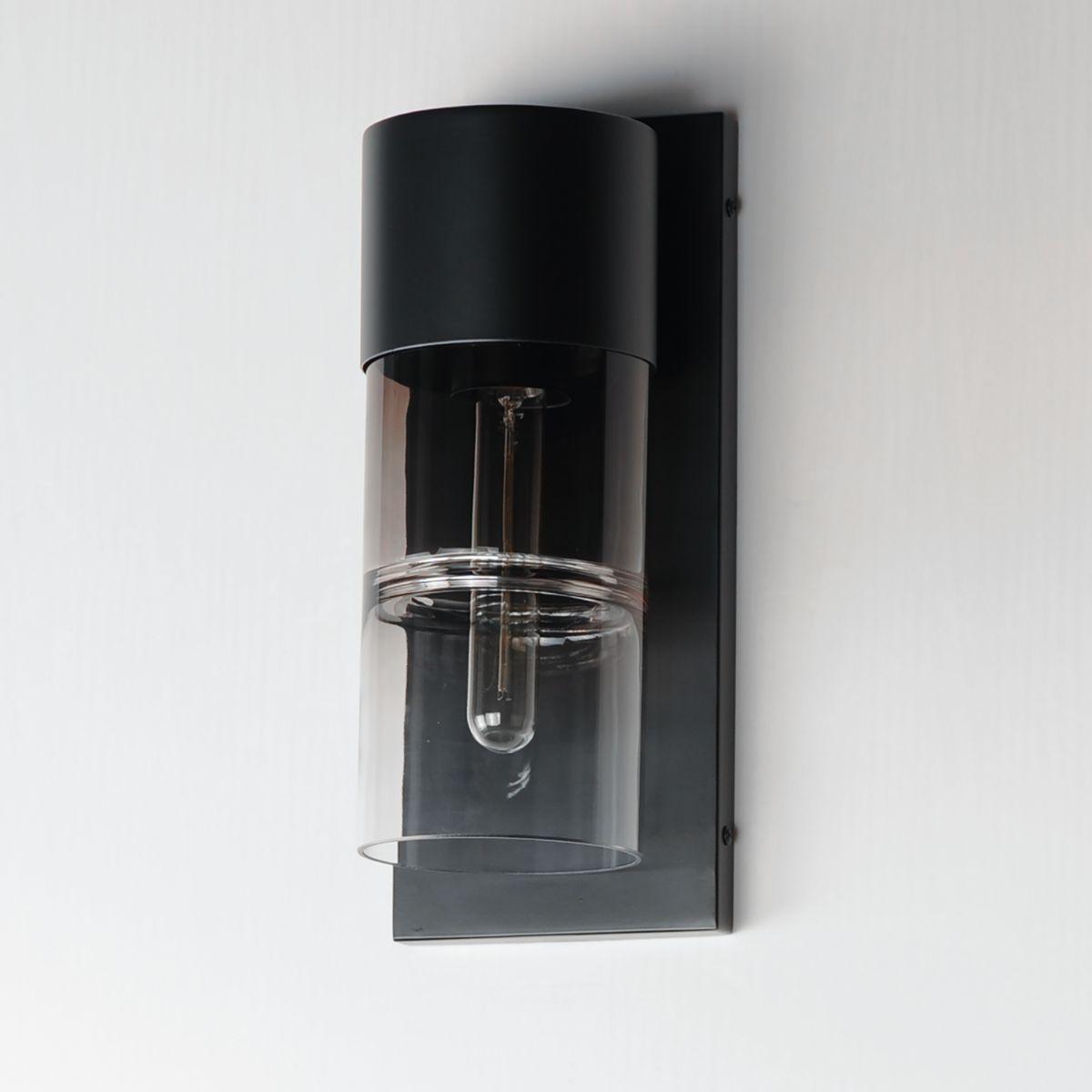 Smokestack 14 in. LED Outdoor Wall Sconce Black Finish - Bees Lighting