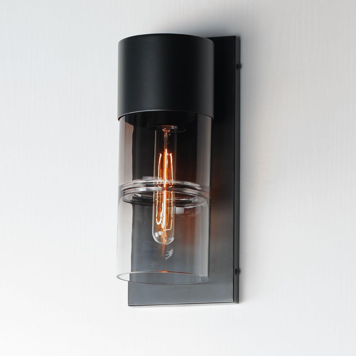 Smokestack 14 in. LED Outdoor Wall Sconce Black Finish - Bees Lighting