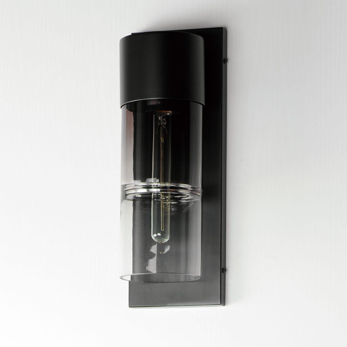 Smokestack 17 in. LED Outdoor Wall Sconce Black Finish - Bees Lighting