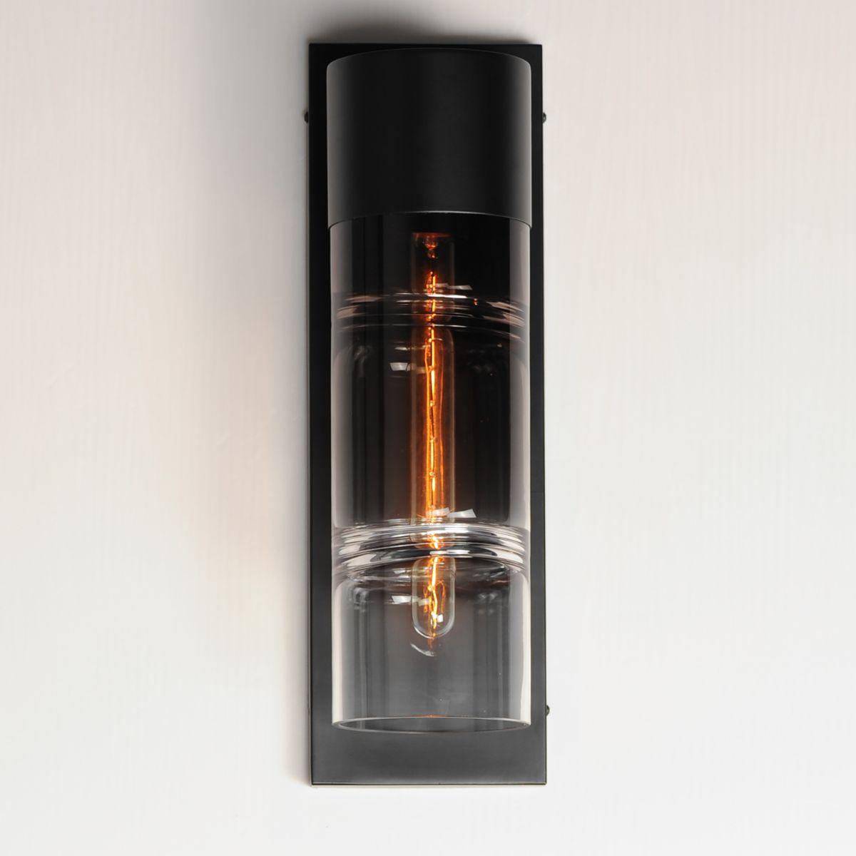 Smokestack 20 in. LED Outdoor Wall Sconce Black Finish - Bees Lighting