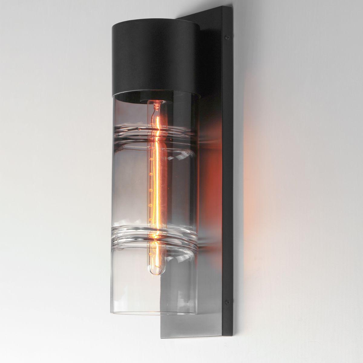 Smokestack 20 in. LED Outdoor Wall Sconce Black Finish - Bees Lighting