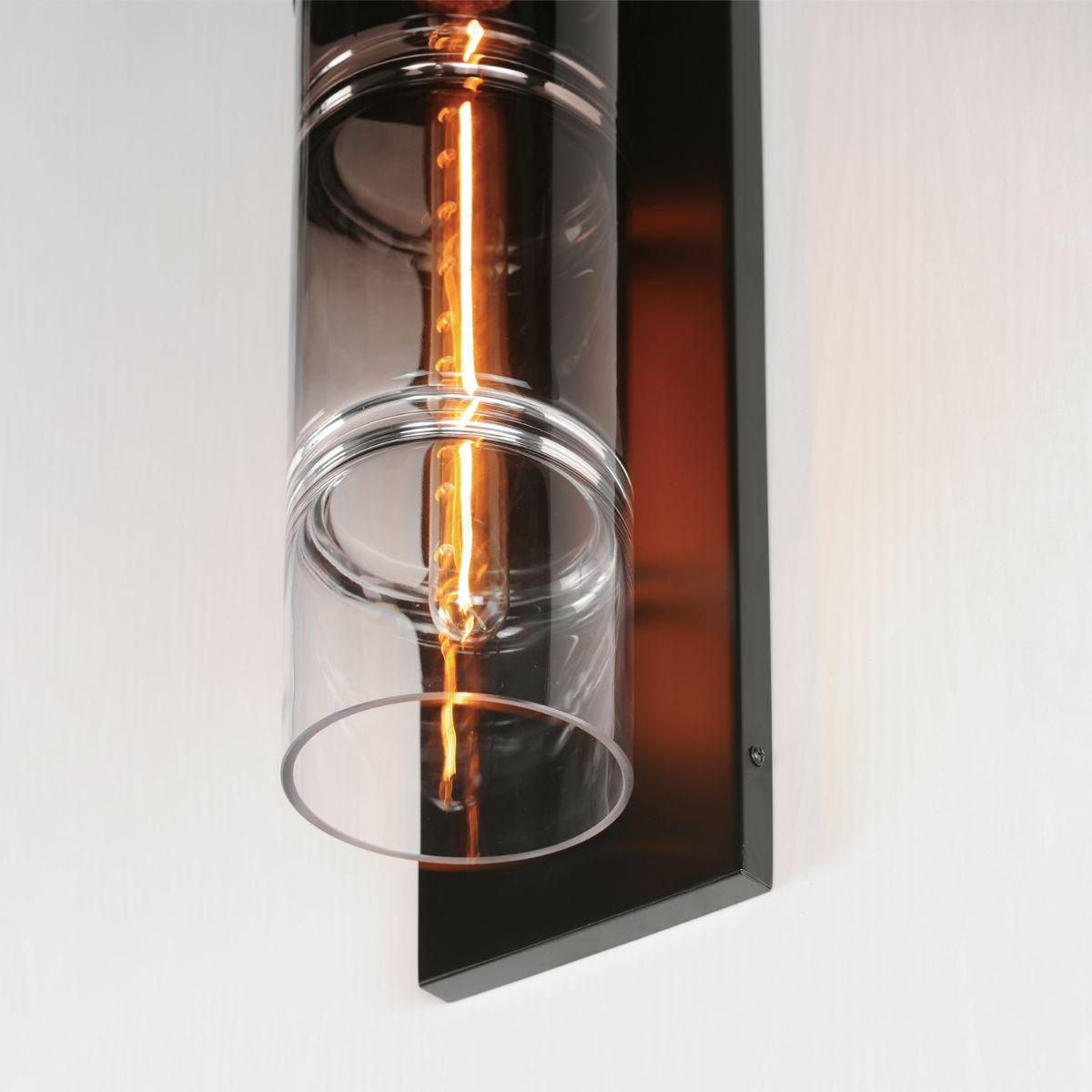 Smokestack 20 in. LED Outdoor Wall Sconce Black Finish - Bees Lighting