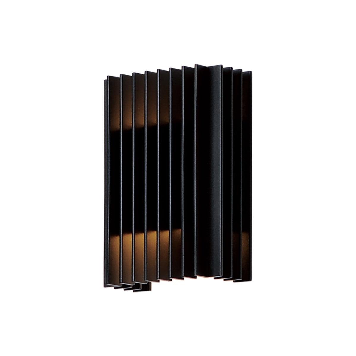 Rampart 6 in. LED Outdoor Wall Sconce 3000K Black Finish - Bees Lighting