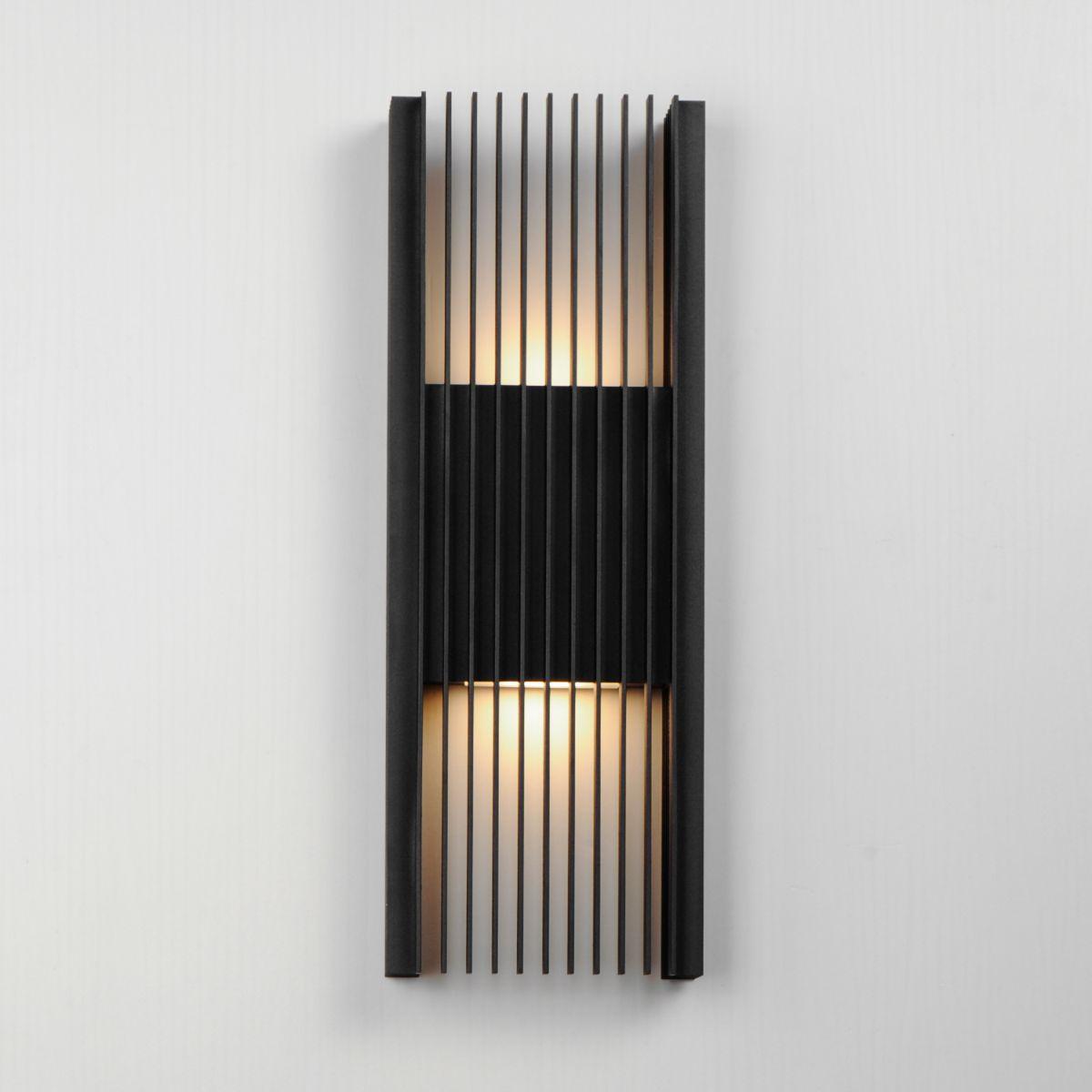 Rampart 22 in. LED Outdoor Wall Sconce 3000K Black Finish - Bees Lighting