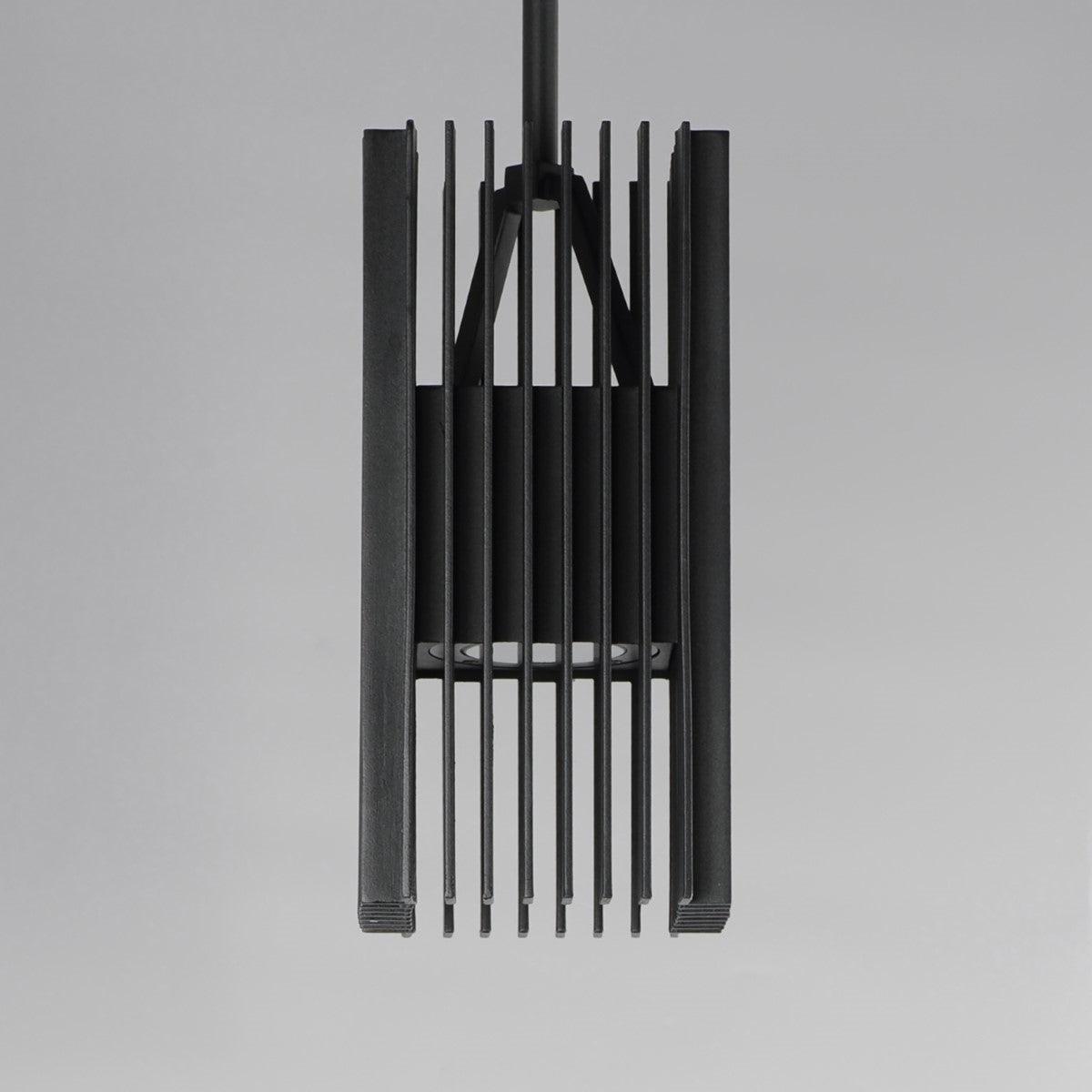 Rampart LED Outdoor Pendant Light 3000K Black finish - Bees Lighting