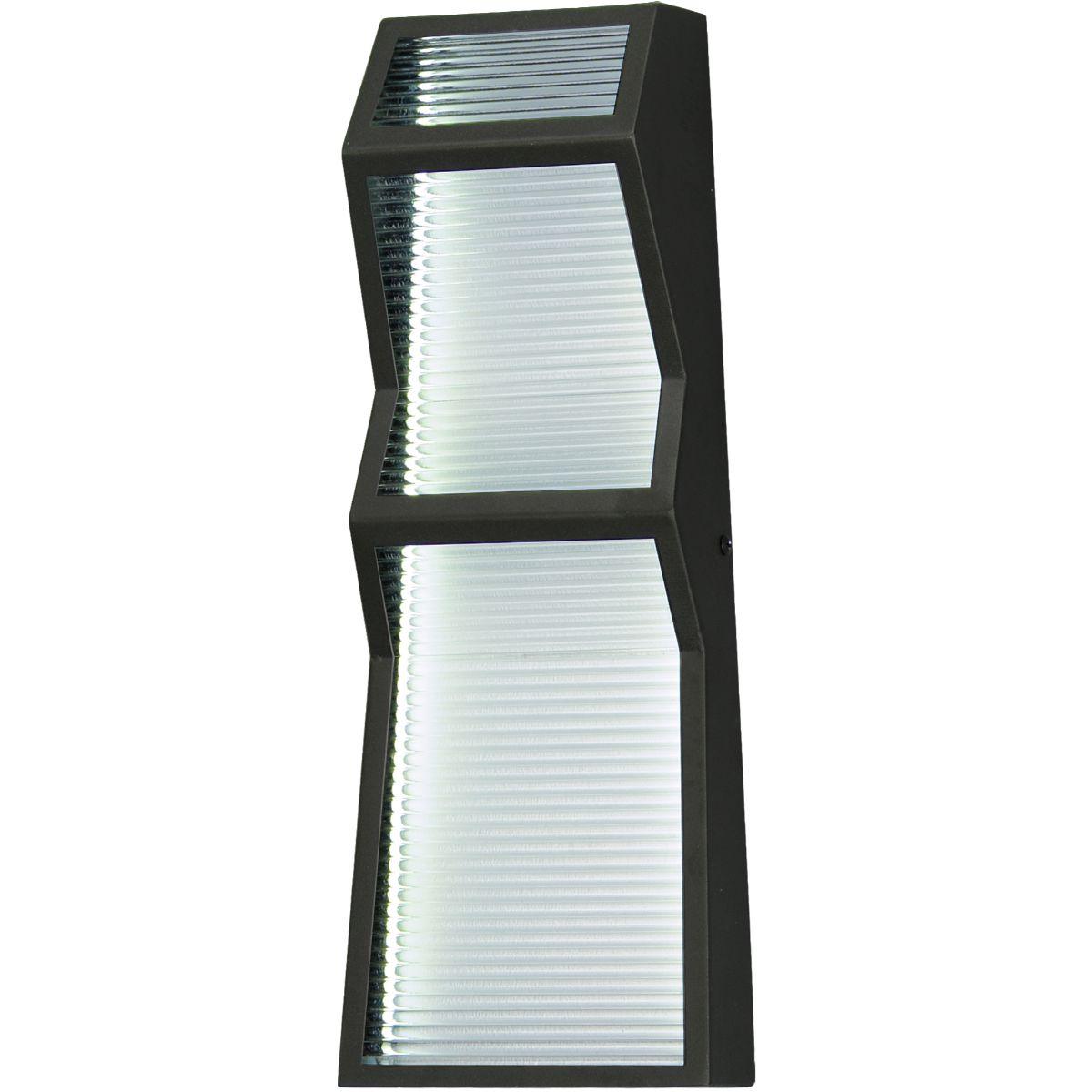 Totem 16 in. LED Outdoor Wall Sconce 3000K Black Finish - Bees Lighting