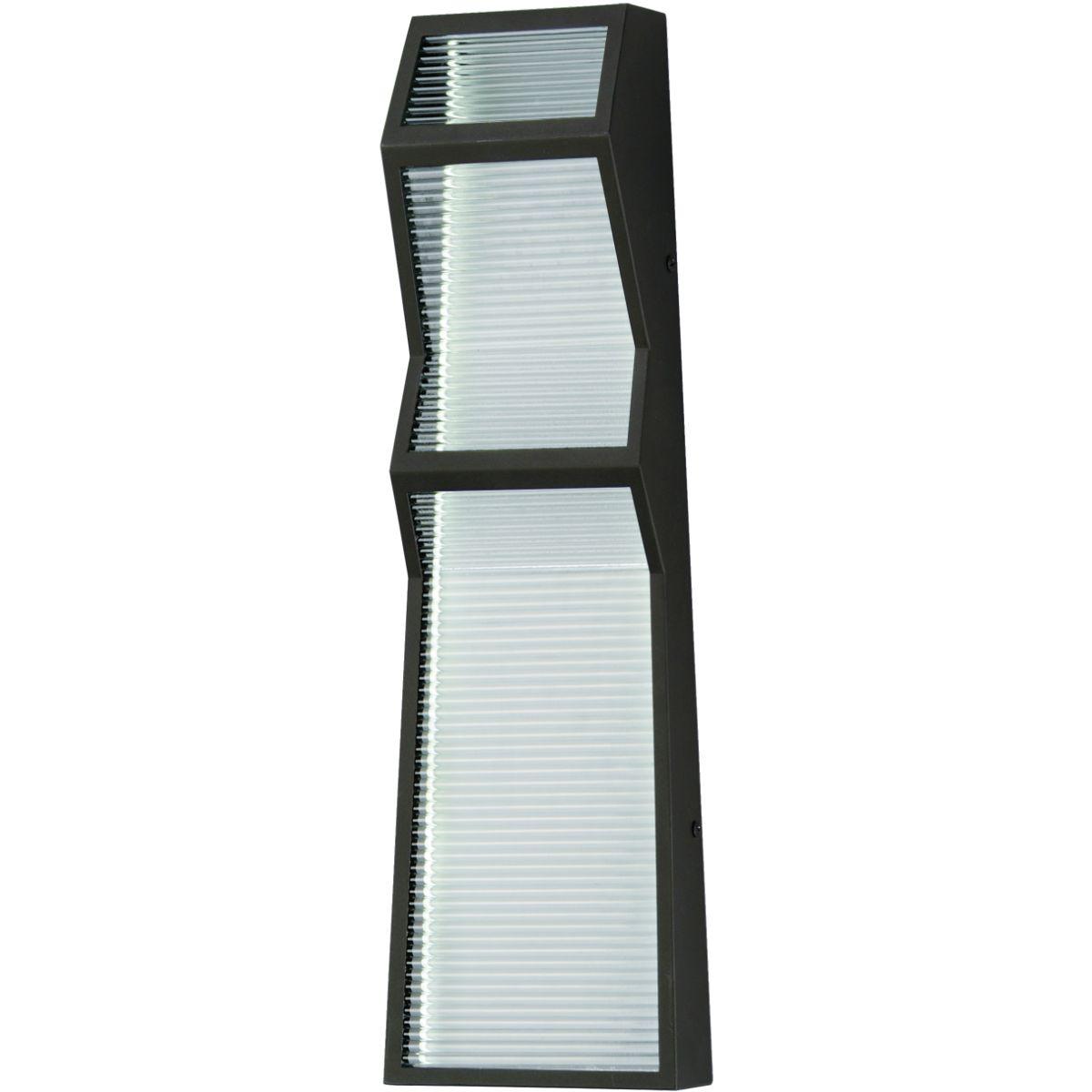 Totem 20 in. LED Outdoor Wall Sconce 3000K Black Finish - Bees Lighting