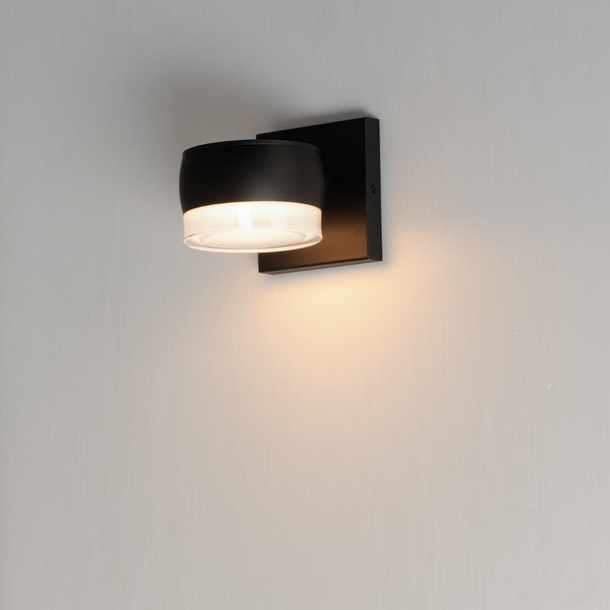 Modular 5 in. LED Outdoor Wall Sconce 3000K Black Finish - Bees Lighting