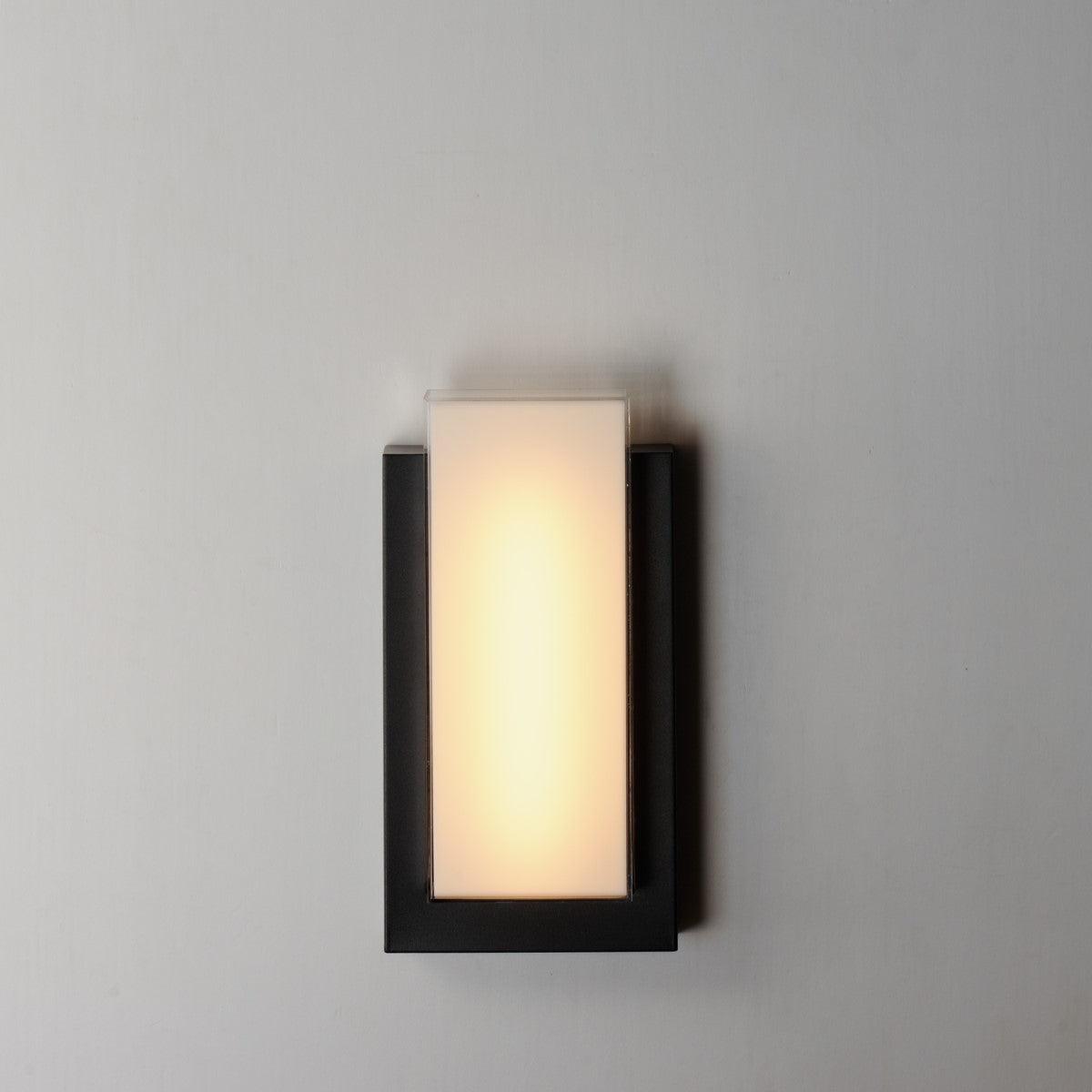 Tower 15 in. LED Outdoor Wall Sconce 3000K Black Finish - Bees Lighting