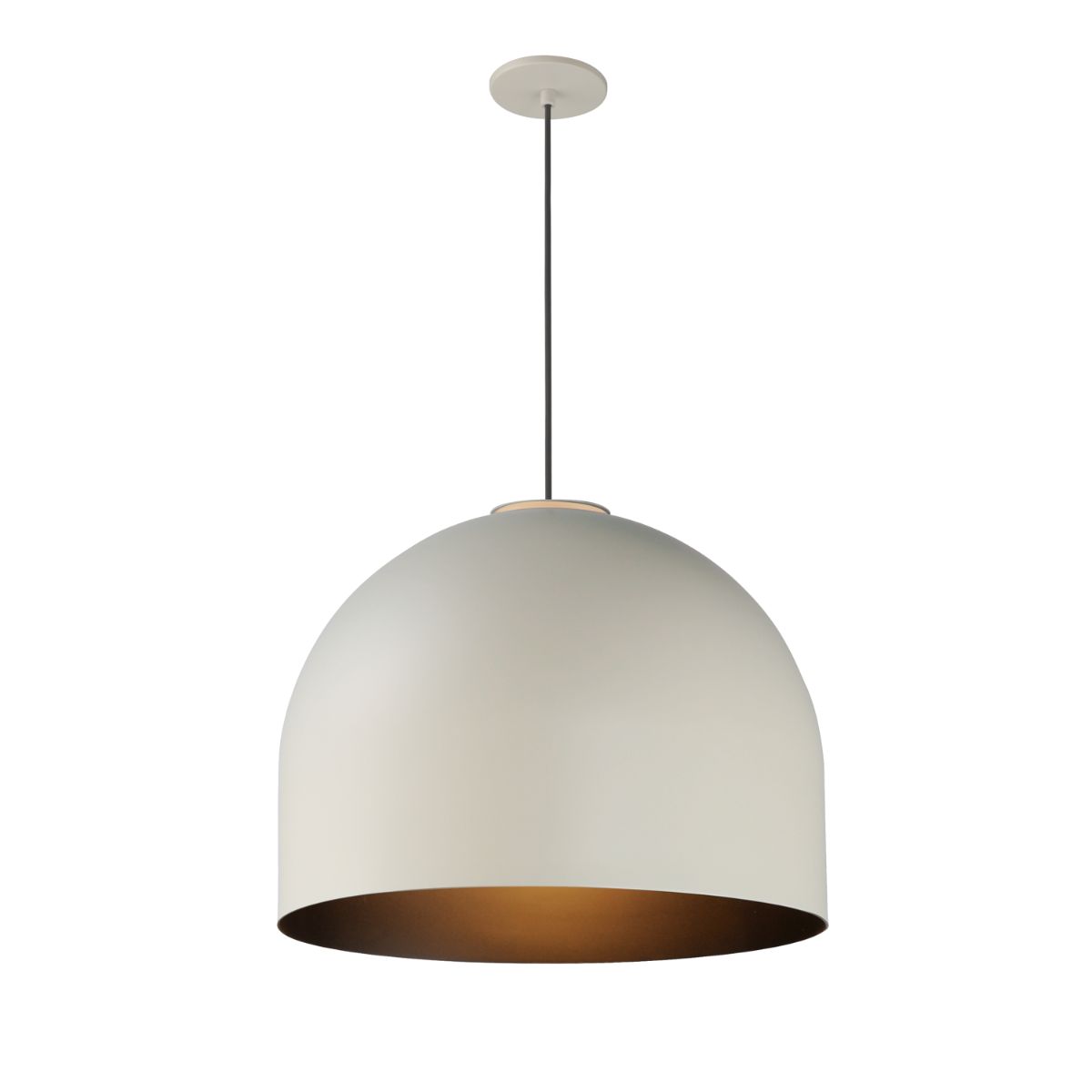 Foster 20 in. LED Pendant Light Gray and black Finish - Bees Lighting