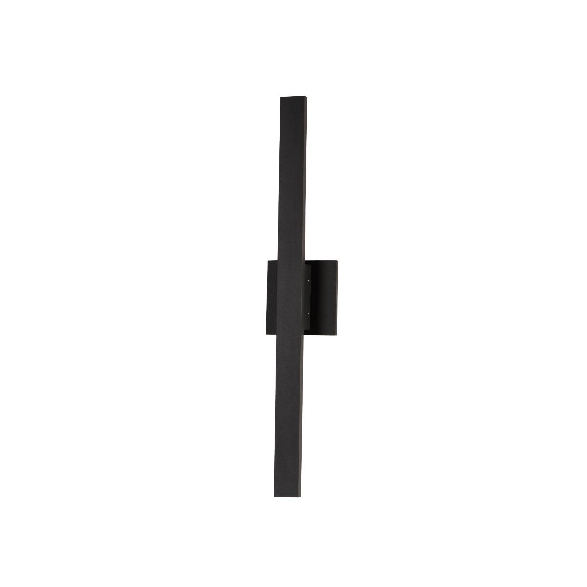 Alumilux Line 24 in. 2 Lights LED Outdoor Wall Sconce Black Finish - Bees Lighting