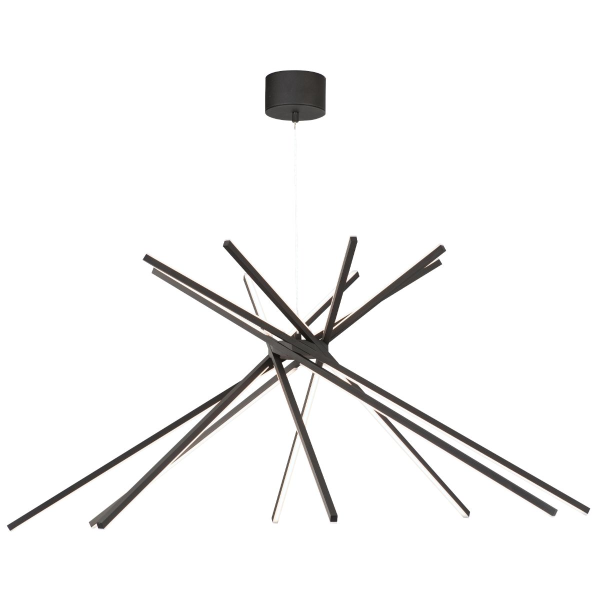 Alumilux Aster 45 in. 8 Lights LED Pendant Light Black Finish - Bees Lighting