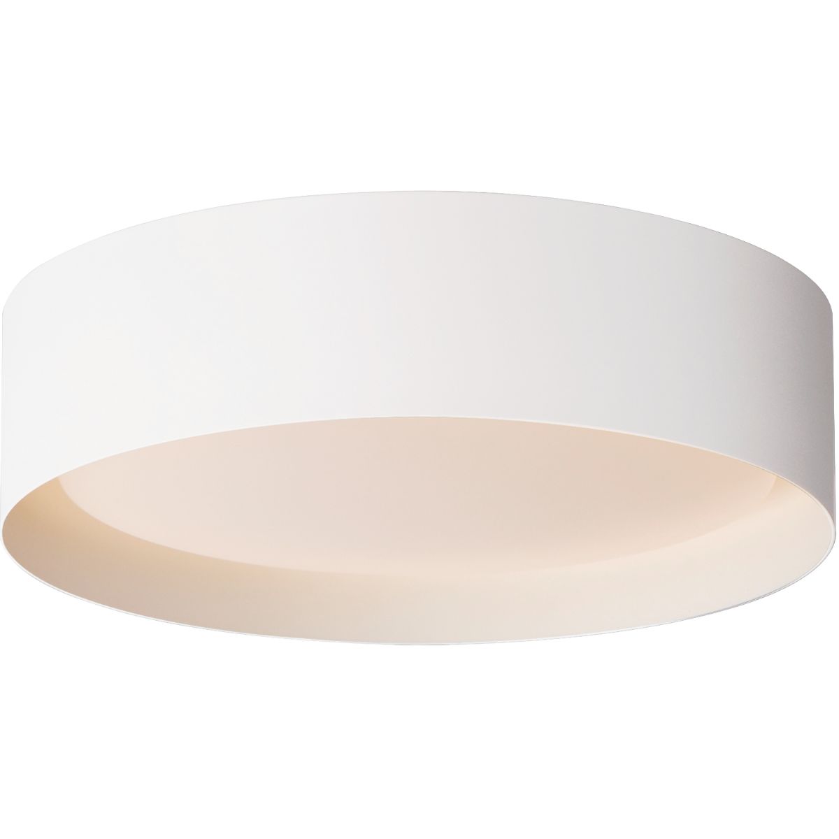 Echo 16 in. LED Flush Mount Light White Finish - Bees Lighting