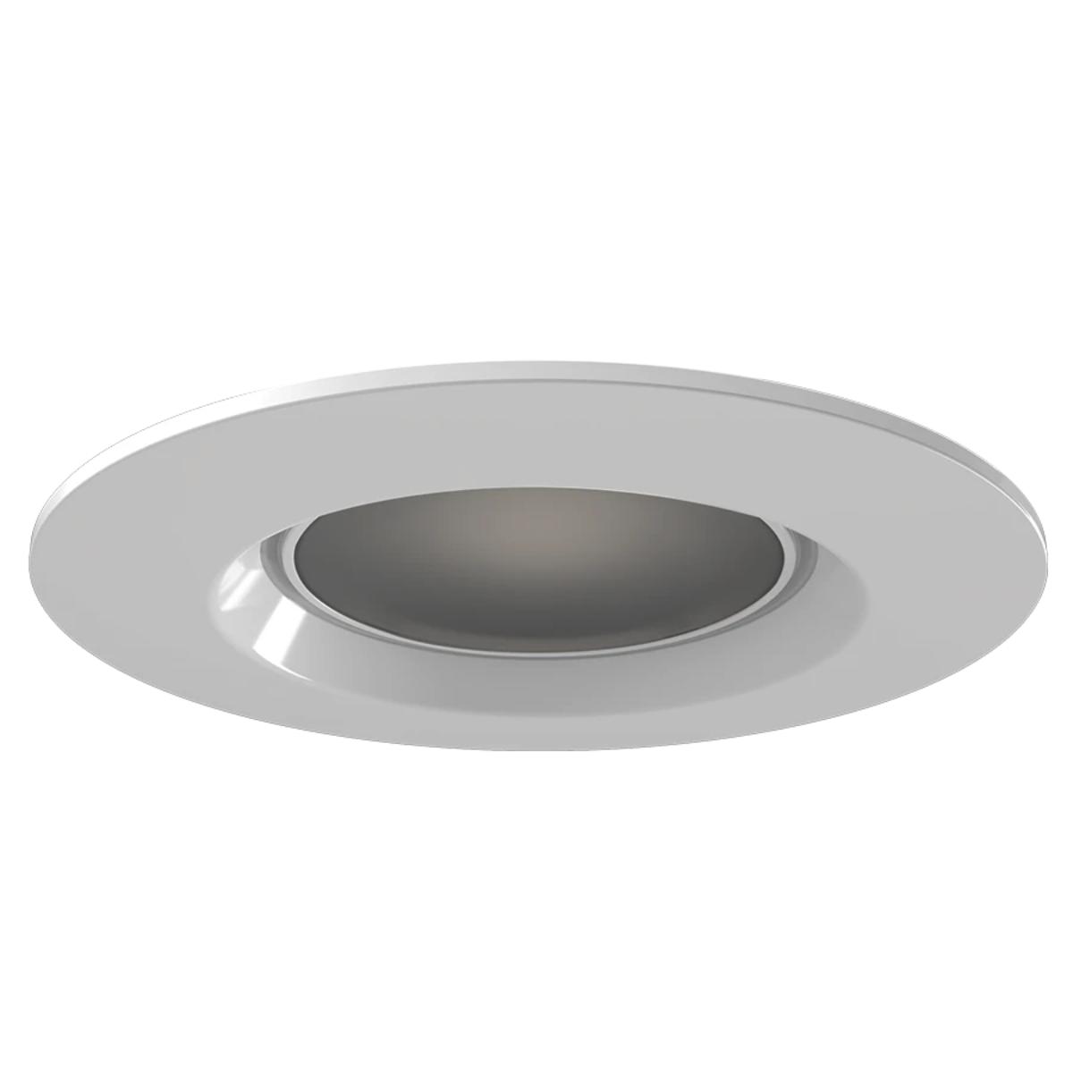 4" Retrofit Downlight with Nightlight, 700 Lumens, Selectable 2700K to 5000K, White Smooth Trim