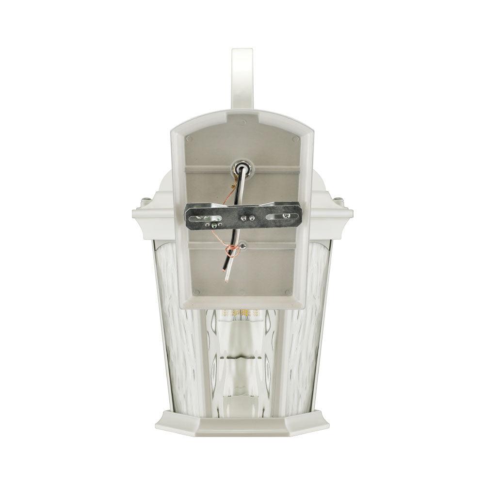 15 in. LED Outdoor Wall Lantern 1200 Lumens 3000K White finish - Bees Lighting