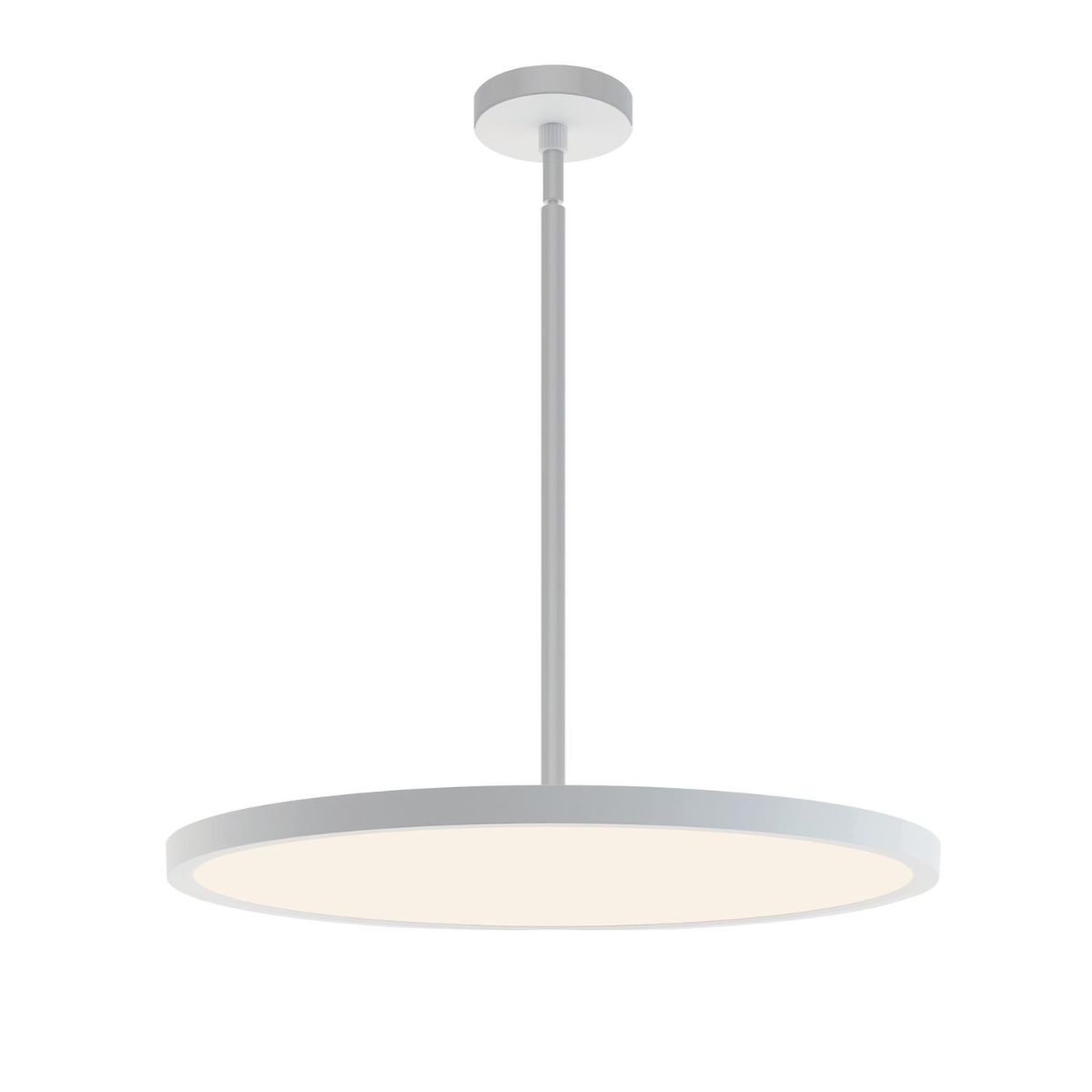 EGRP 24 In. LED Pendant Light 120-277V White Finish - Bees Lighting