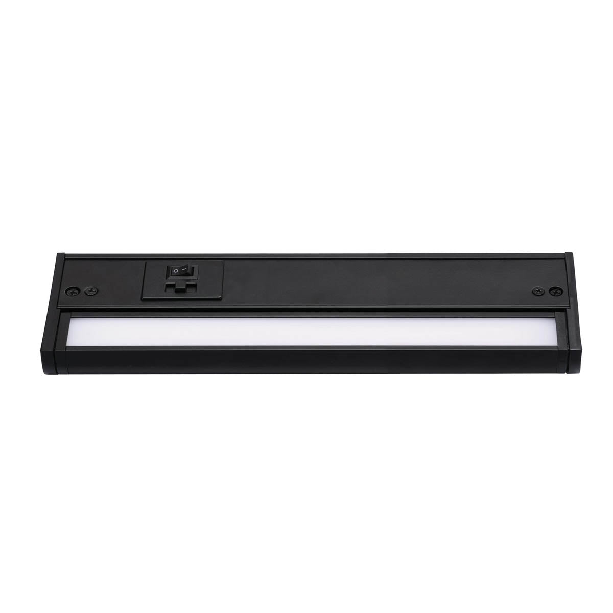 Elena 14-Inch Under Cabinet LED Light, Selectable CCT 2700K to 5000K, 120V, Black - Bees Lighting