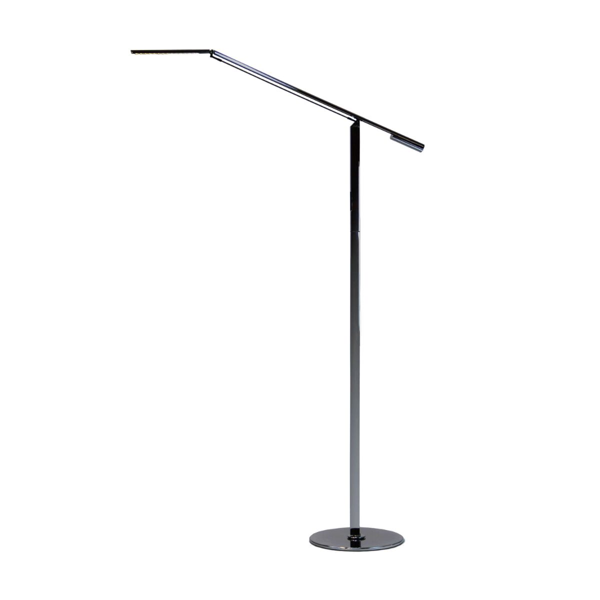 Equo Chrome Contemporary Neutral White LED Floor Lamp