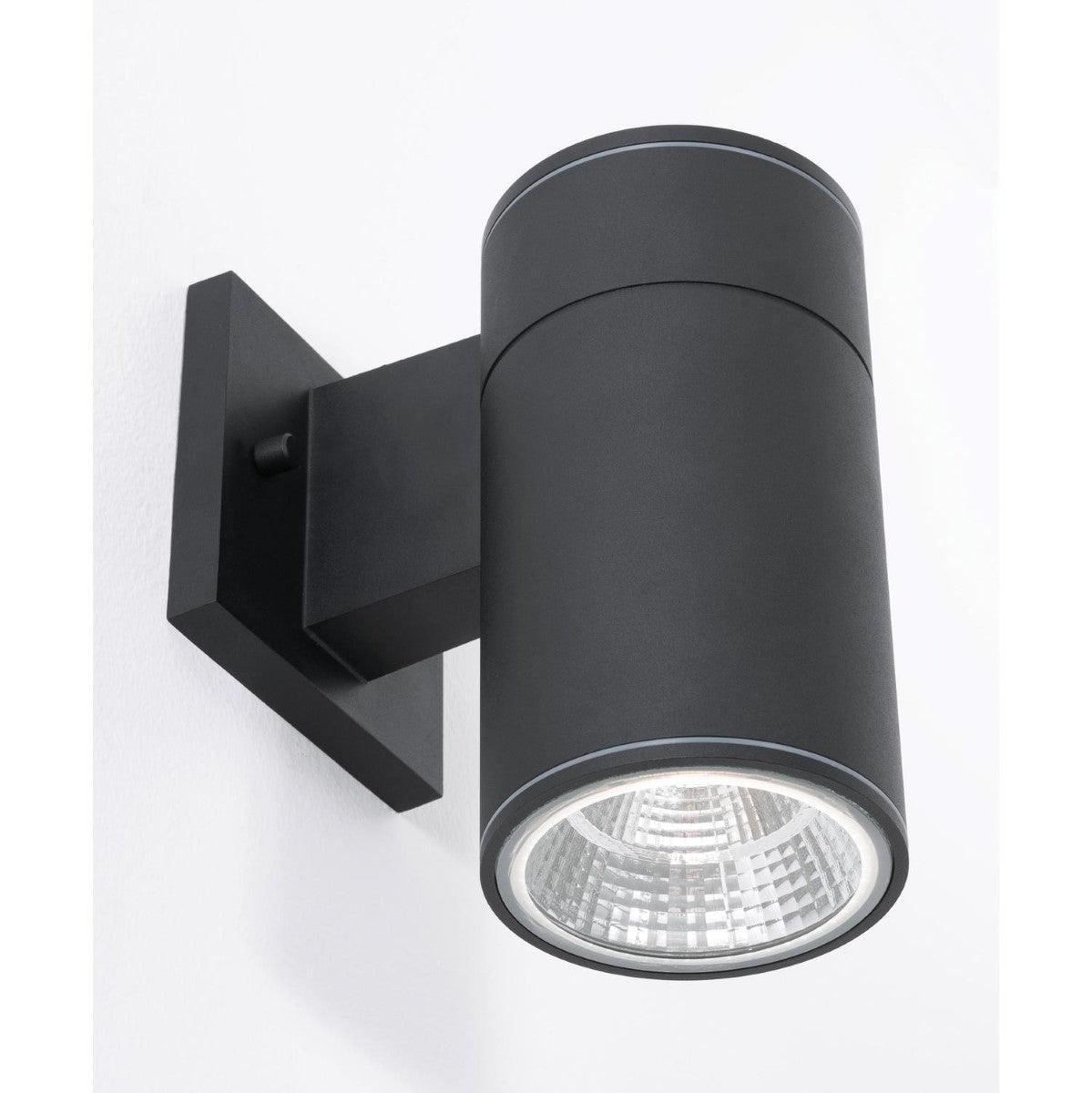 Everly 8 in. LED Outdoor Wall Light 120-277V, Selectable CCT Black - Bees Lighting