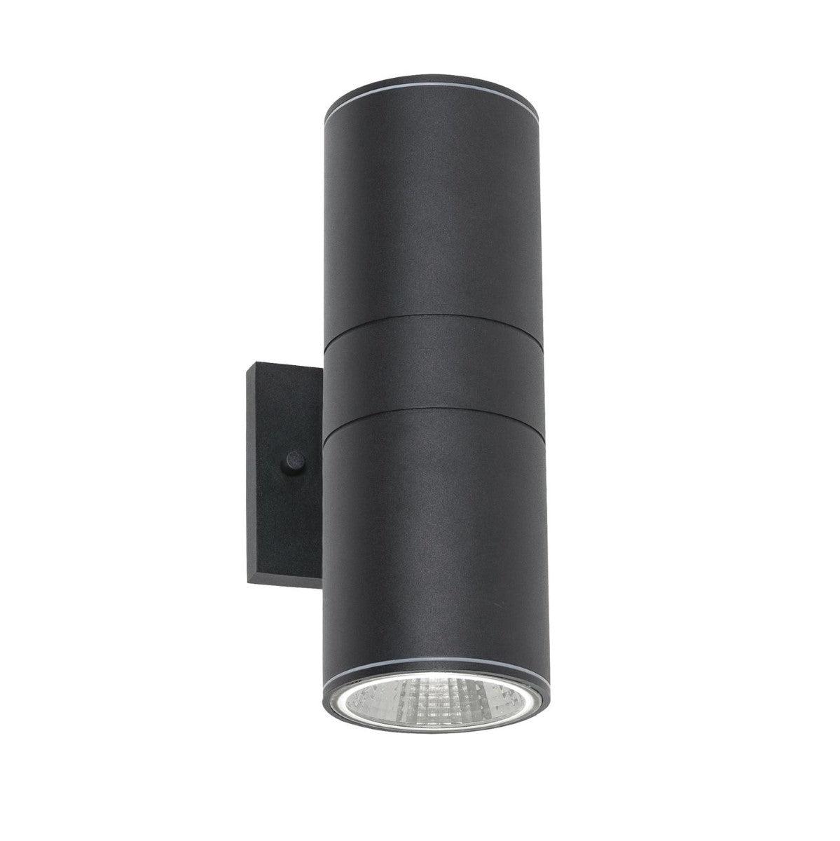 Everly 12 in. LED Outdoor Wall Light 120-277V, Selectable CCT Black - Bees Lighting