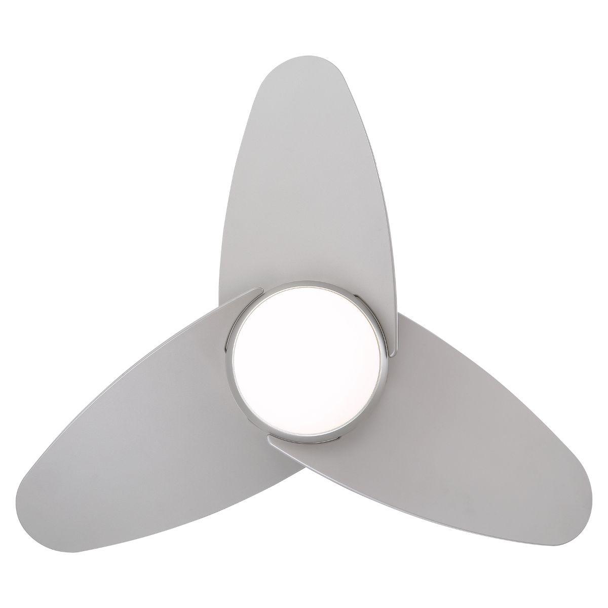 Slant LED 36" Steel Modern Ceiling Fan with Light and Remote