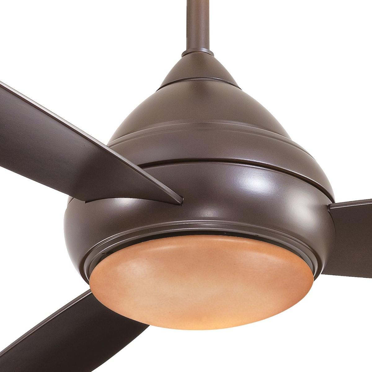 Concept I Wet 58" Bronze LED Outdoor Ceiling Fan with Wall Control - Bees Lighting