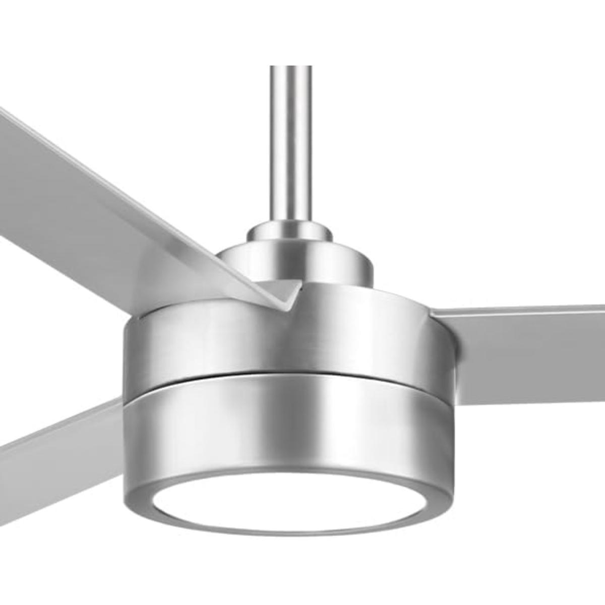 Roto LED 52" Aluminum Ceiling Fan with Etched Lens - Bees Lighting