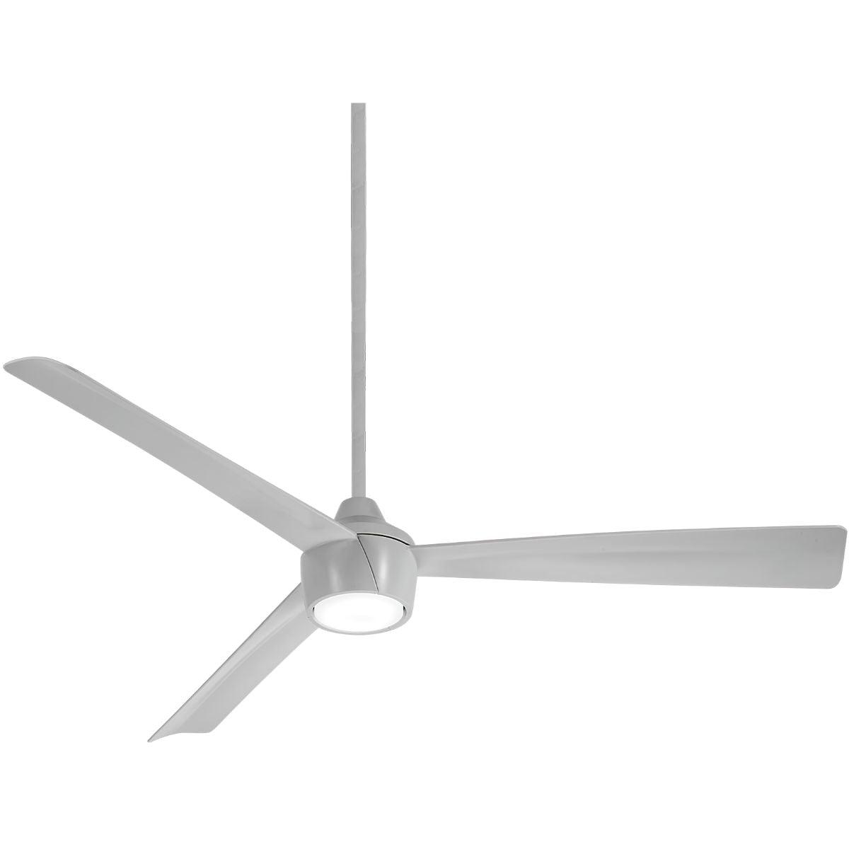 Skinnie LED 56" Gray Outdoor Ceiling Fan with Remote