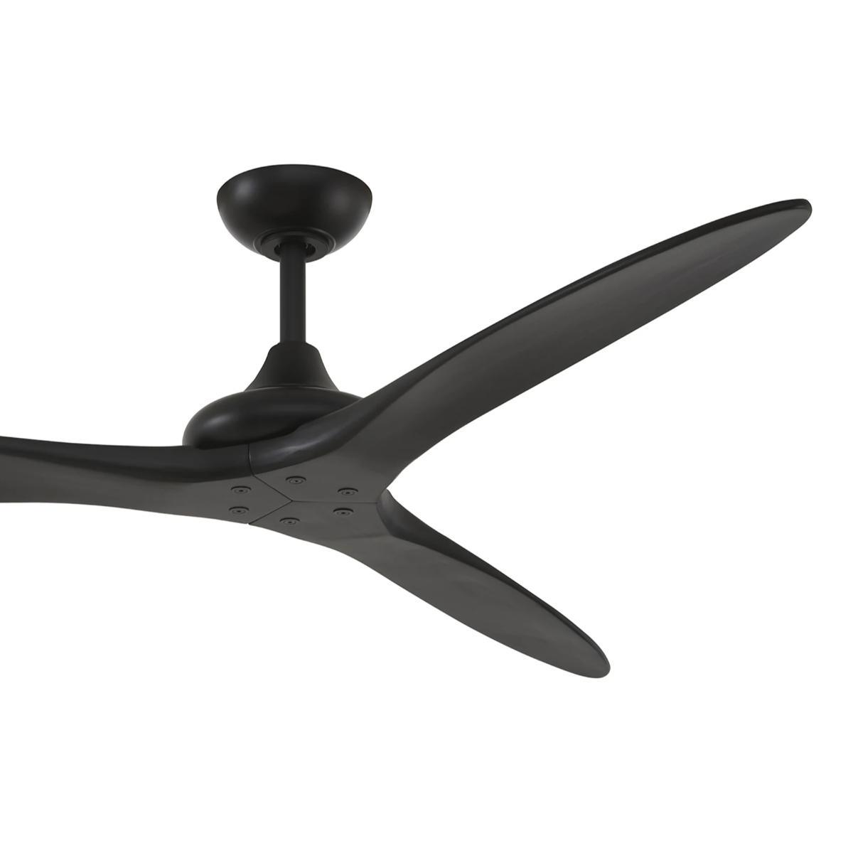 Vapor 60 Inch Ceiling Fan with Remote, Coal Finish - Bees Lighting