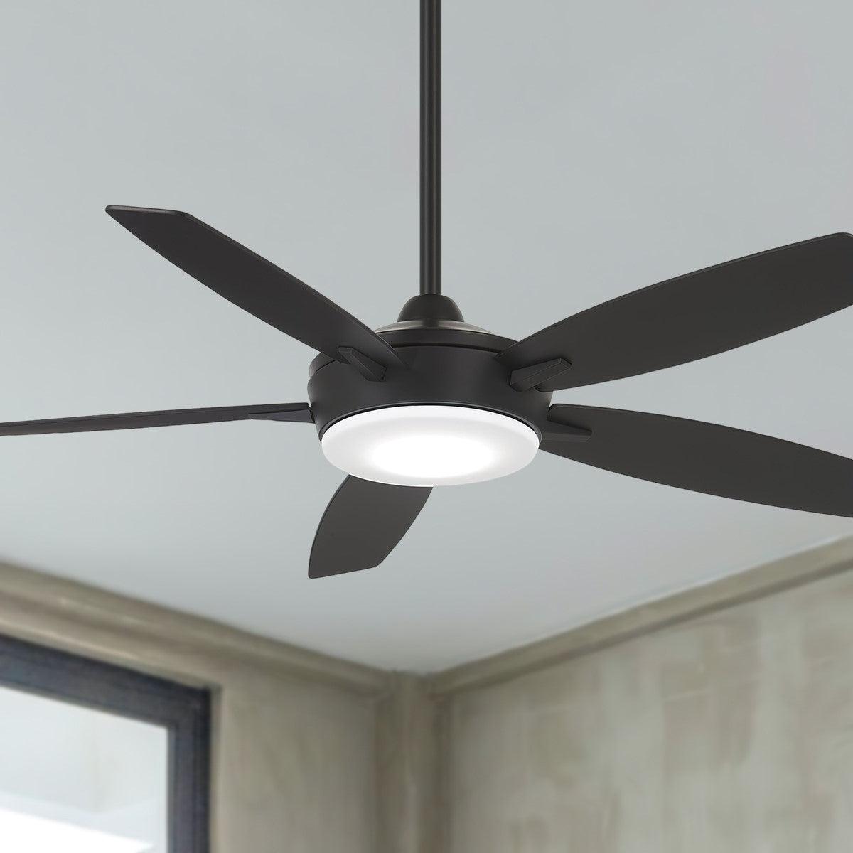 Espace LED 52" Coal Ceiling Fan with Light and Remote