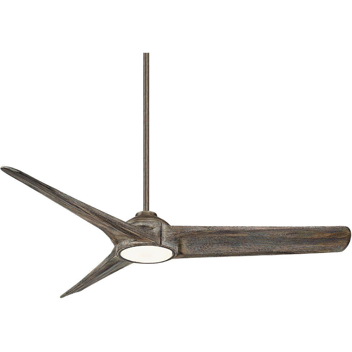 Timber LED 68" Smart Ceiling Fan with Remote, Heirloom Bronze with Aged Boardwalk Blades - Bees Lighting