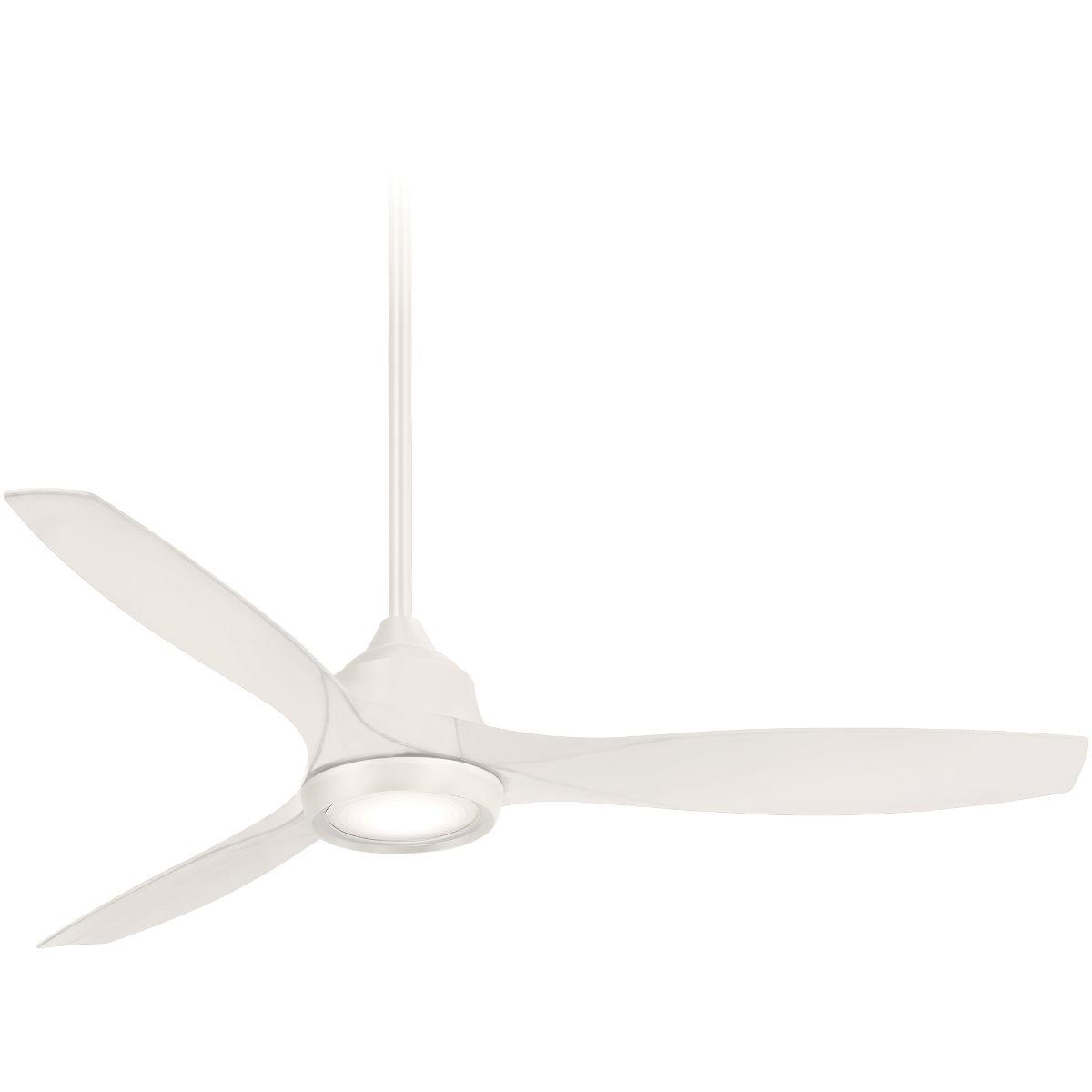 Skyhawk LED 60" White Modern Ceiling Fan with Remote