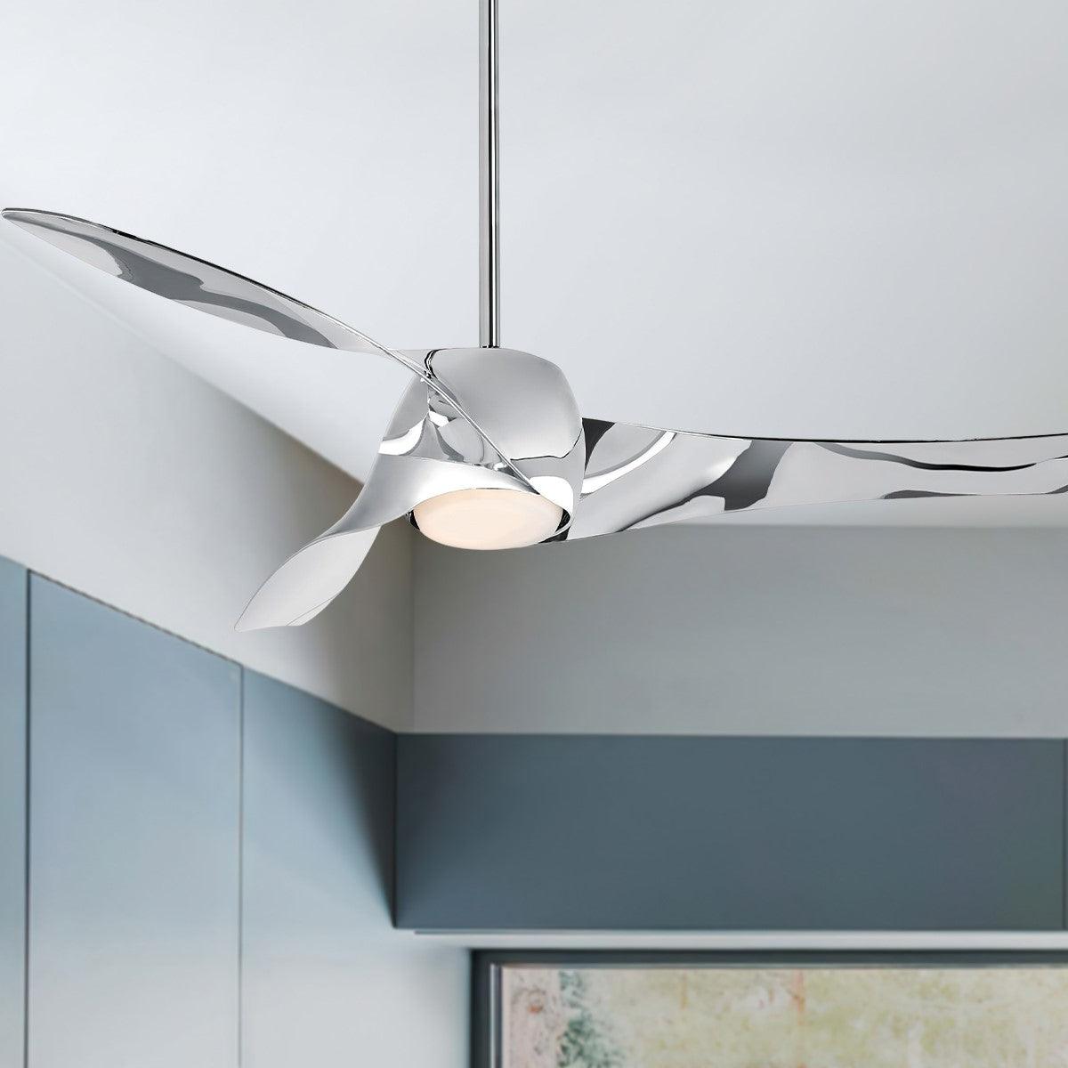 Artemis 58 Inch Modern Propeller Smart Ceiling Fan With Light And Remote