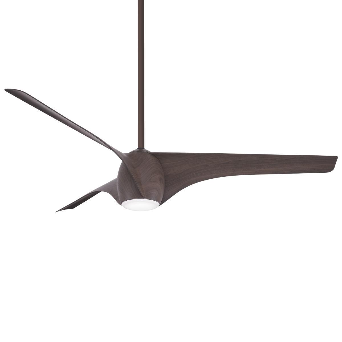 Airewave 65" Dark Maple LED Indoor Ceiling Fan with Remote