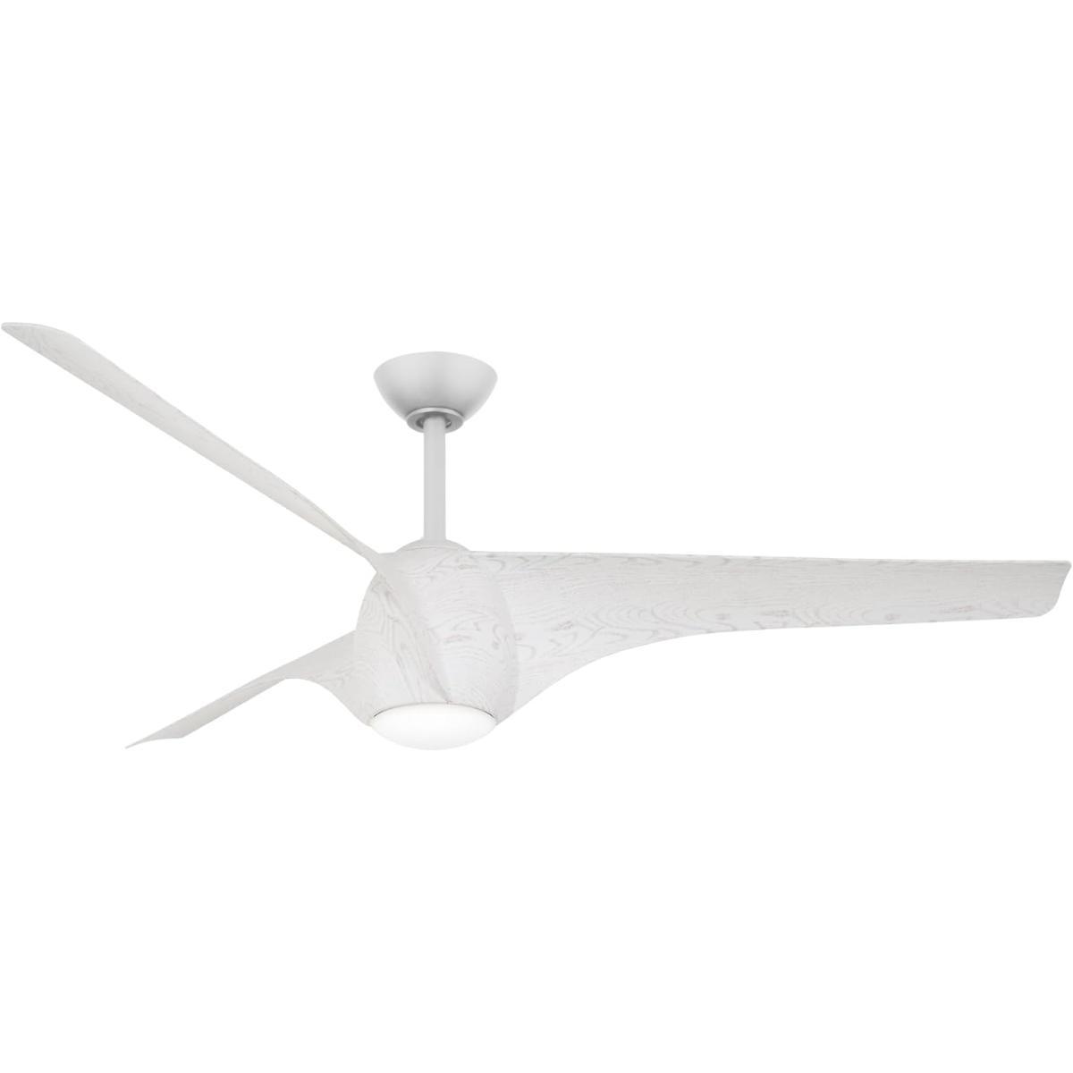 Airewave 65" Sterling Maple LED Indoor Ceiling Fan with Remote