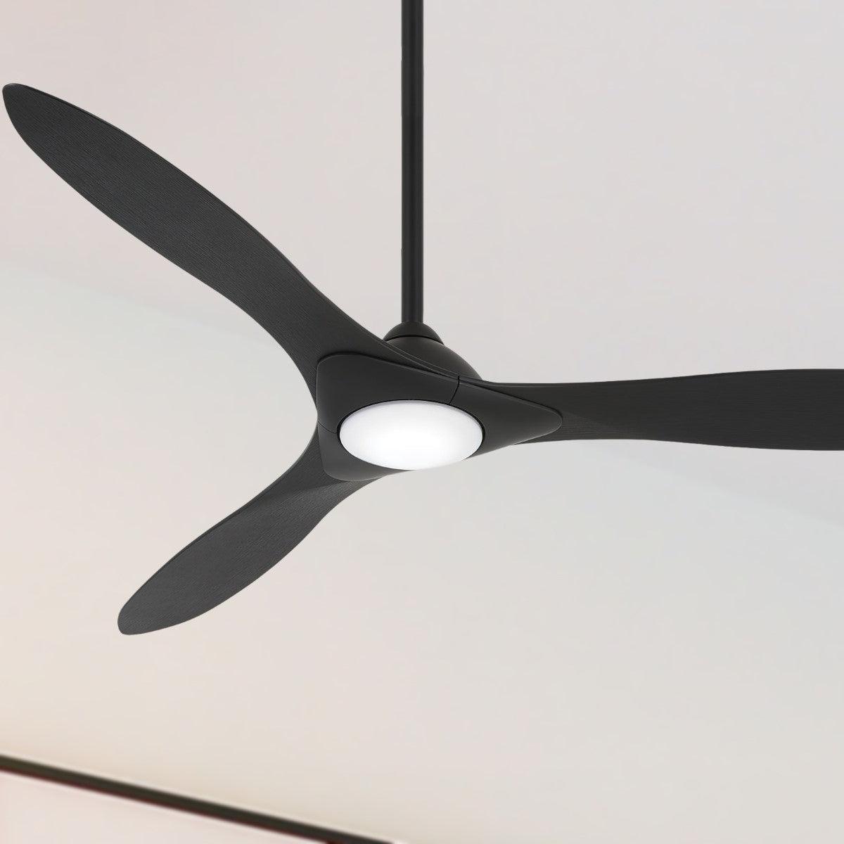 Sleek 60 Inch Contemporary Propeller Smart Ceiling Fan With Light And Remote