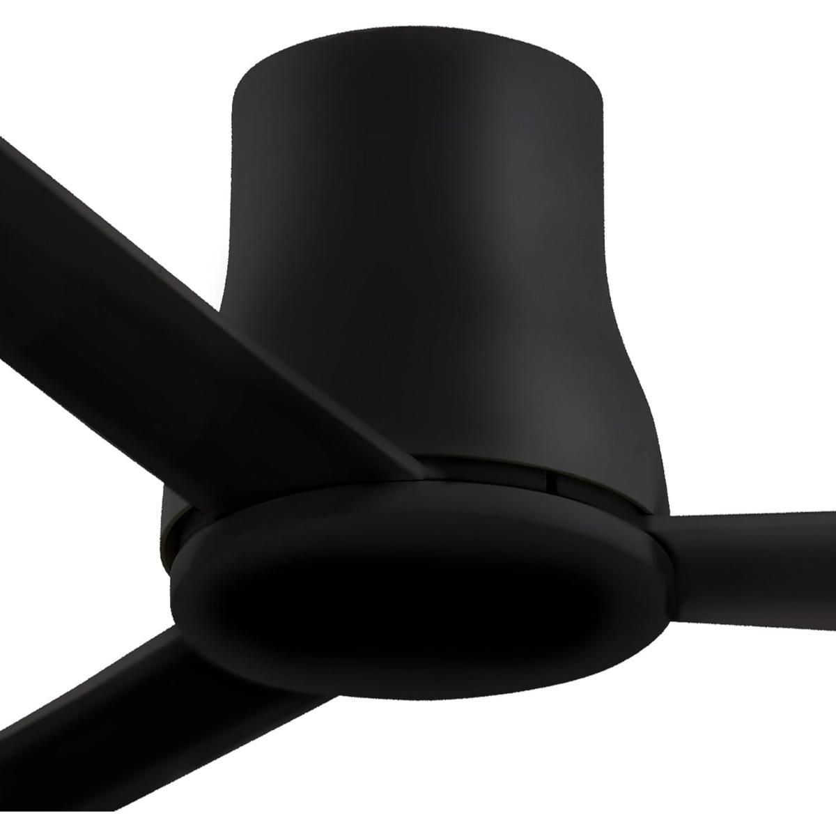 Simple Flush 52" Coal Outdoor Ceiling Fan with Remote - Bees Lighting