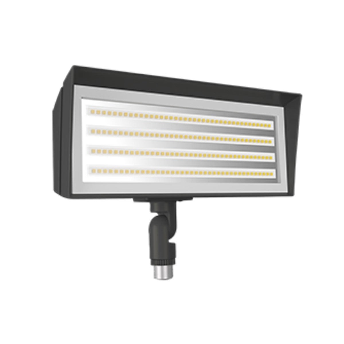 LED Flood Light, 18/39W, 6240 Lumens, 4000K/5000K, 120-277V, Knuckle mount, Bronze - Bees Lighting