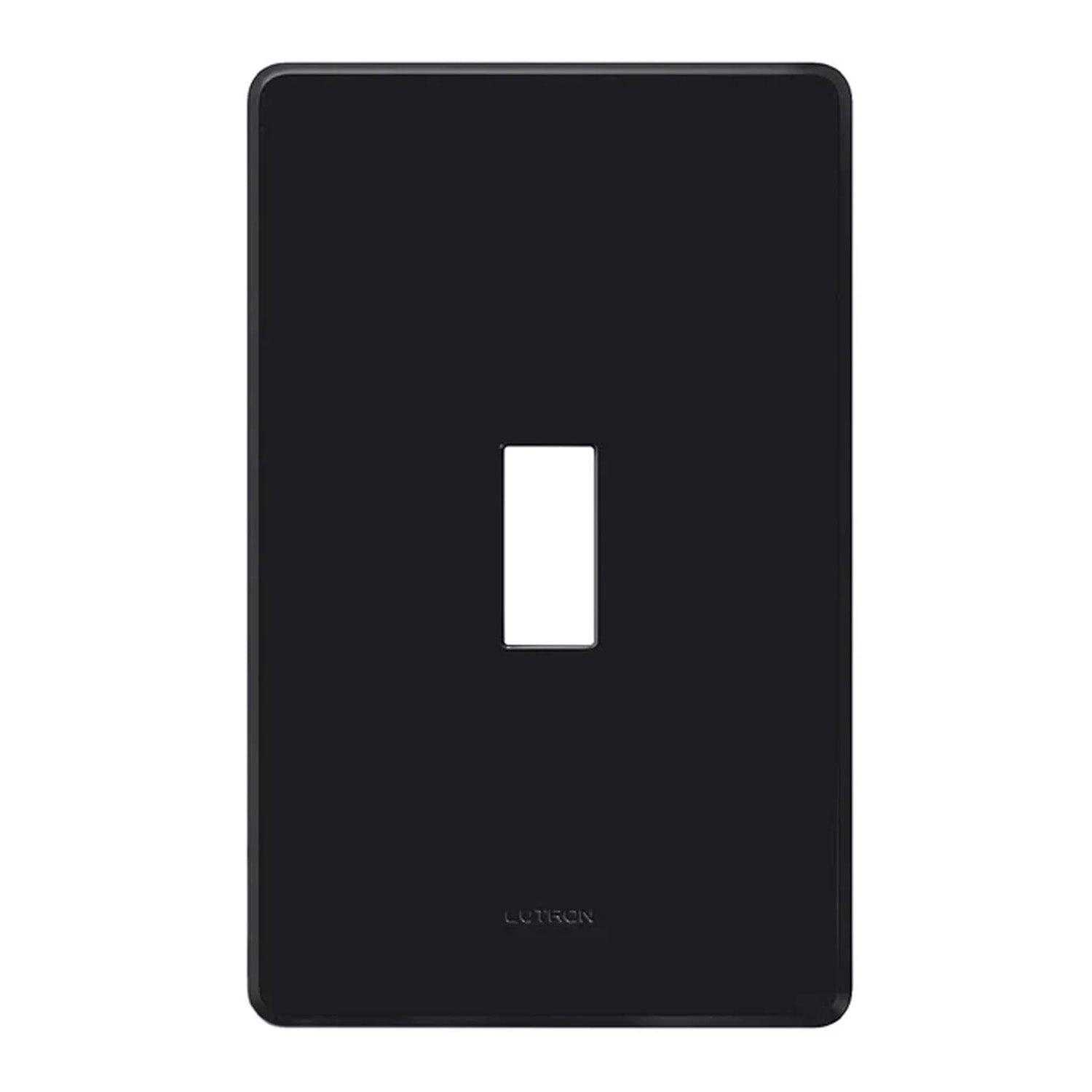 Ariadni 1-Gang Toggle Wall Plate Black - Bees Lighting