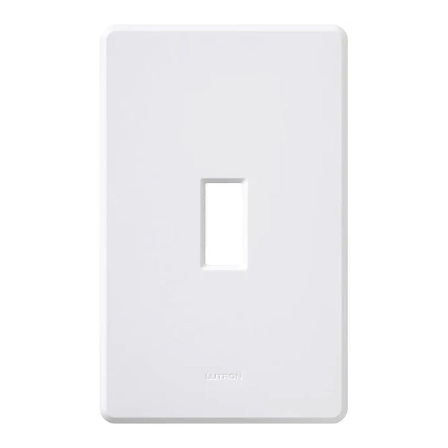 Ariadni 1-Gang Toggle Wall Plate White - Bees Lighting