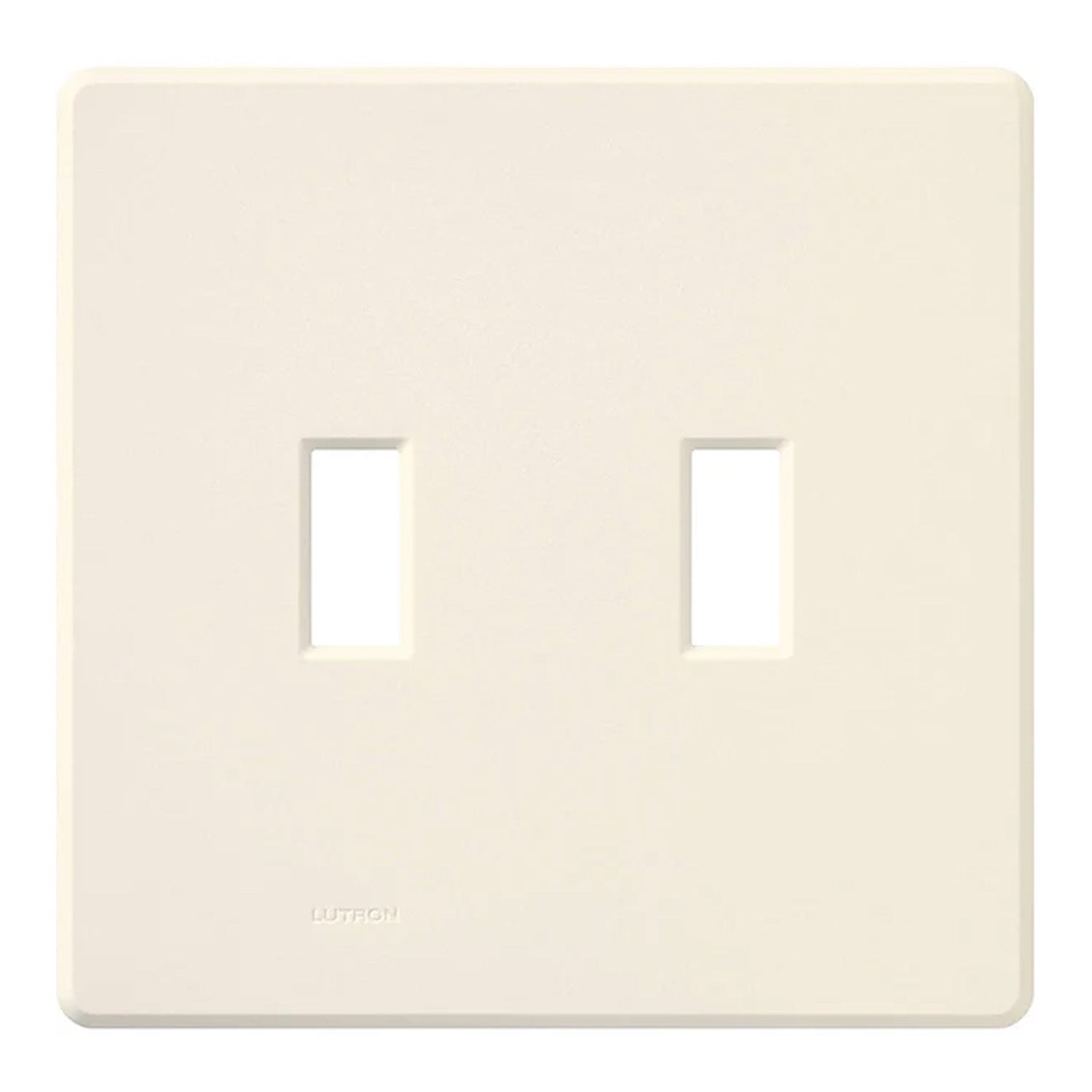 Ariadni 2-Gang Toggle Wall Plate, Light Almond